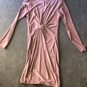 Missguided blush bodycon dress